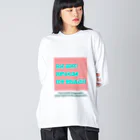 やきとりいの　DoNotUploadMyImage_Big ビッグシルエットロングスリーブTシャツ