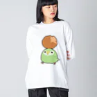 うさやのサーターアンダギーをゲットしてご満悦のカカポ Big Long Sleeve T-Shirt