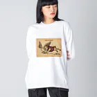 まつもトイズのブルちゃんとガチョウ♪ Big Long Sleeve T-Shirt