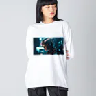  Catherineのサーバーパンクガール AKI ビッグシルエットロングスリーブTシャツ