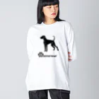 bow and arrow のワイマラナー Big Long Sleeve T-Shirt