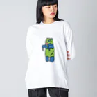 ヒロシオーバーダイブのゾンビなパンダ Big Long Sleeve T-Shirt