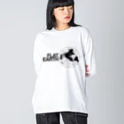 Mappila SHOPのフラットアースMAPグッズ01 Big Long Sleeve T-Shirt