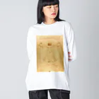 世界美術商店のウィトルウィウス的人体図 / Vitruvian Man Big Long Sleeve T-Shirt