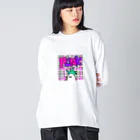 handmade asyouareのパンクなあいつはトリッキー Big Long Sleeve T-Shirt