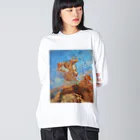 世界美術商店のアポロンの戦車 / The Chariot of Apollo ビッグシルエットロングスリーブTシャツ