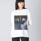 にゃんこ亀のオオカミくん Big Long Sleeve T-Shirt