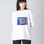 insparation｡   --- ｲﾝｽﾋﾟﾚｰｼｮﾝ｡のsquare Big Long Sleeve T-Shirt