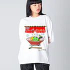 かいほう屋の味自慢かっぱらーめん ビッグシルエットロングスリーブTシャツ