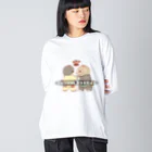 taiwanatyouの推手猫 Big Long Sleeve T-Shirt