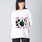 新堂本舗のホラーちゃん Big Long Sleeve T-Shirt