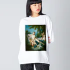 世界美術商店のヴィーナスの水浴 / The Bath of Venus ビッグシルエットロングスリーブTシャツ