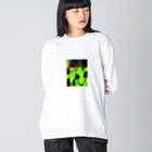 わーいのラグランメガネ Big Long Sleeve T-Shirt