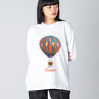 jamfish_goodiesの気球DREAM ビッグシルエットロングスリーブTシャツ