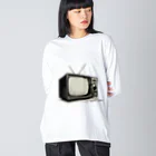 jamfish_goodiesの昭和テレビ Big Long Sleeve T-Shirt