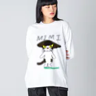 宇寅。のイカ耳にゃんこ Big Long Sleeve T-Shirt