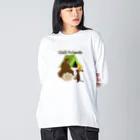 A&D Laid back lifeのChill friends  Big Long Sleeve T-Shirt