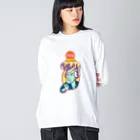 Siderunの館 B2の卵かけ五右衛門 Big Long Sleeve T-Shirt