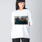 世界美術商店の神の大いなる怒りの日 / The Great Day of His Wrath Big Long Sleeve T-Shirt