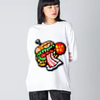 yummeeのパンデミミック ビッグシルエットロングスリーブTシャツ