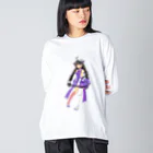 IKUSEN🍆テディアのせんちゃん水着姿 Big Long Sleeve T-Shirt