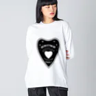 中華呪術堂（チャイナマジックホール）の【黒・前】OUIJA BOARD PLANCHETTE Big Long Sleeve T-Shirt