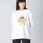 paritoraの仲良し4人組のトーテムポール Big Long Sleeve T-Shirt