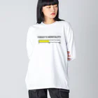 555DesignWorksの本日の精神状態はこちらです(50%) Big Long Sleeve T-Shirt