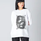 a-bow's workshop(あーぼぅズ ワークショップ)のオニオオハシ Big Long Sleeve T-Shirt