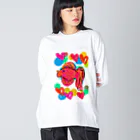 MAのカラフル金魚 Big Long Sleeve T-Shirt