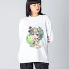 ぱっぱっのお店（青山裏葉）の青山裏葉「２０２３年誕生日グッズ」 Big Long Sleeve T-Shirt