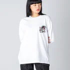 CuteCombatのCuteCombat_nurse(ナース)_ver.001 Big Long Sleeve T-Shirt