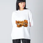 フードパレット色彩のフードパレット色彩の唐揚げ Big Long Sleeve T-Shirt