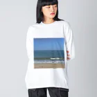 でおきしりぼ子の実験室の夏の日ー海バージョン Big Long Sleeve T-Shirt