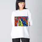 GALLERY misutawoのポーランド グダンスクのドゥーギ広場 Big Long Sleeve T-Shirt