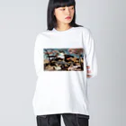 世界美術商店の戦争 / War ビッグシルエットロングスリーブTシャツ