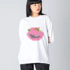 SHACHIKOのmorning shell dolphin Big Long Sleeve T-Shirt