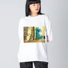 Tomomojiのハワイの裏通 Big Long Sleeve T-Shirt