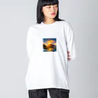 みりあ本舗のFUJIYAMA 富士山 Big Long Sleeve T-Shirt