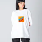 Wacchi_houseのSUSHI Big Long Sleeve T-Shirt