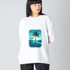 YSYSYSの水色の楽園 Big Long Sleeve T-Shirt