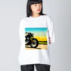 転倒無視のビンテージスポーツスター Big Long Sleeve T-Shirt