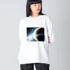 dolphineの宇宙へGo!新人類誕生！ ビッグシルエットロングスリーブTシャツ