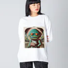 献血するドラキュラの宇宙人シリーズ Big Long Sleeve T-Shirt