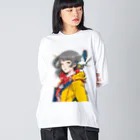 大正レトロJYOSIの大正レトロJYOSI　レイナ Big Long Sleeve T-Shirt