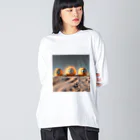 献血するドラキュラの宇宙人シリーズ Big Long Sleeve T-Shirt