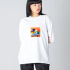 Egao  Creationsの至福のスウィーツ Big Long Sleeve T-Shirt
