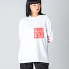 show.のPUSH YOUR LIMIT ビッグシルエットロングスリーブTシャツ