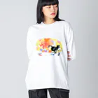 じゆうふぁくとりーの自由気まま Big Long Sleeve T-Shirt