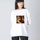 schaalの退屈な類人猿 Big Long Sleeve T-Shirt